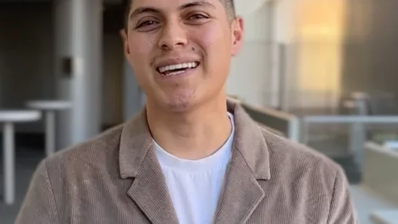 graduate student smiling