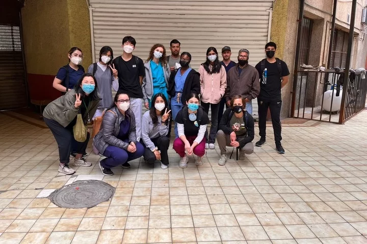 Group of people in front of RHA